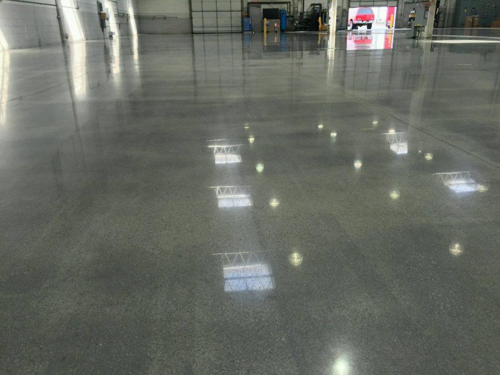 This is a picture of a polished concrete.